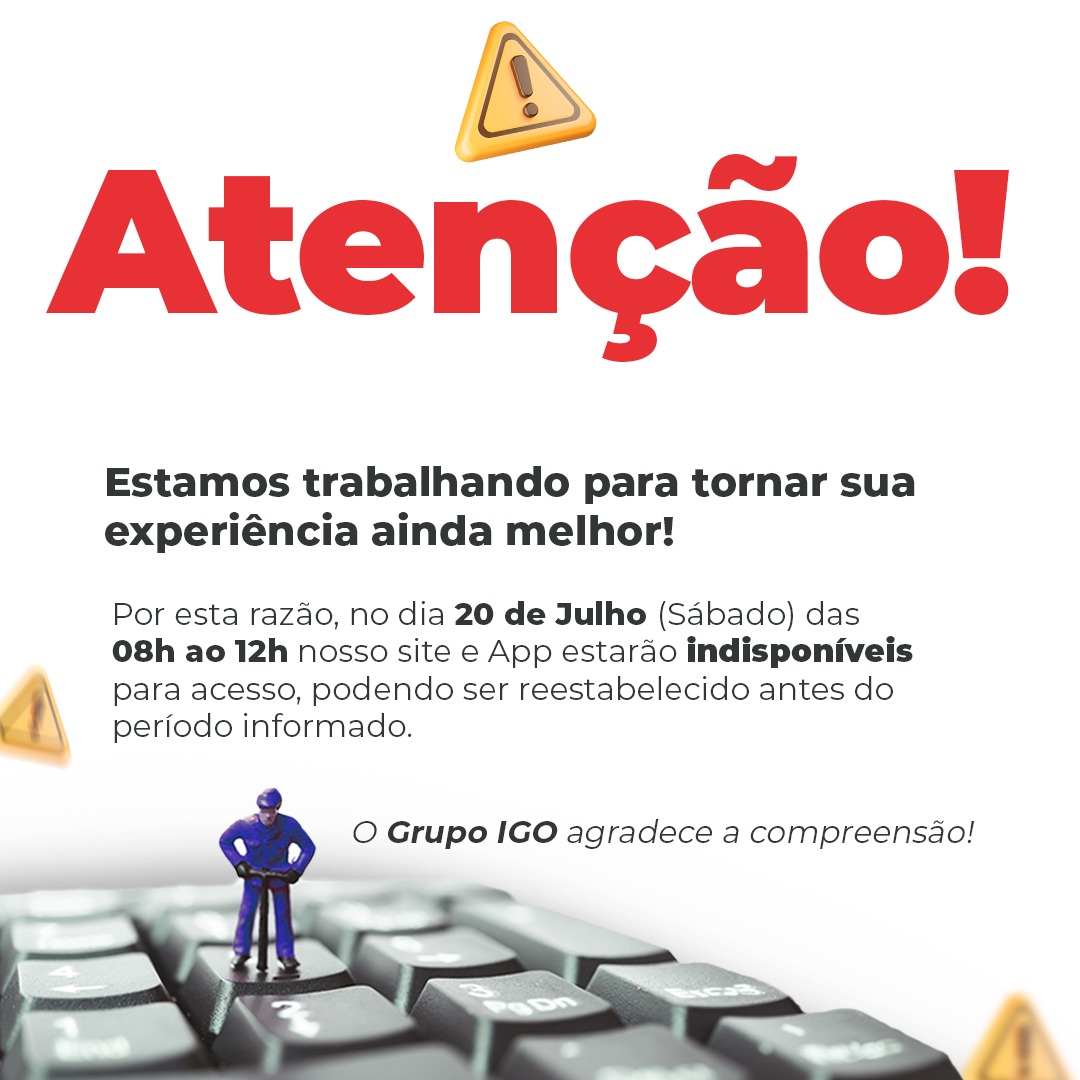 Site em manutenção